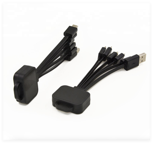 Пользовательский логотип промо подарок 3 4 5 6 в 1 красочный светло-белый Usb-кабель для зарядки все в одном Usb-кабель с подсветкой Usb-кабель - Product Image 3