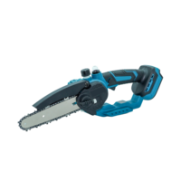 Scie à chaîne portative sans fil 18V avec batterie lithium-ion et lubrification automatique pour jardin