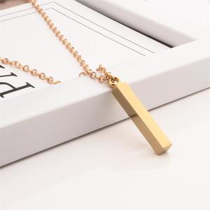 Premium Black Stainless Steel Pendant for <b>Men</b> | Custom Minimalist Niche Jewelry Single Piece Wholesale - Product Image 2