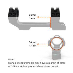 NOTT ขายึดกล้องแบบ Cantilever แบบชิ้นเดียวพร้อมระดับน้ำในตัว, ความสูงเส้นตรงกลาง 1.4 นิ้ว, เหมาะสำหรับฐานขนาด 20 มม. - Product Image 5