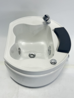 Bassin de spa professionnel pour pédicure, portable, avec massage