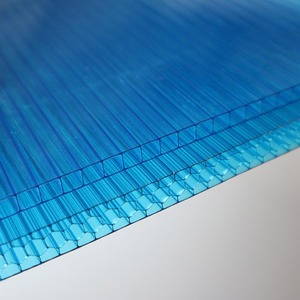 Modern Design 6mm-20mm Thick <strong>Transparent</strong> Corrugated Wave <strong>Plastic</strong> <strong>Roofing</strong> Polycarbonate Honeycomb Sheet - Product Image 2