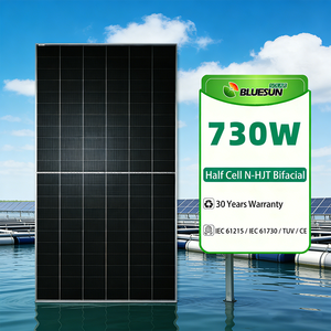 Panneau solaire bifacial HJT 730W à <span class=keywords><strong>double</strong></span> vitrage, haute efficacité, module photovoltaïque pour centrale électrique à grande échelle - <span class=keywords><strong>Prix</strong></span> usine - Product Image 5