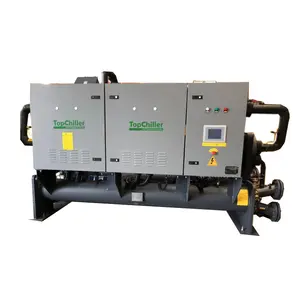 Sıcak satış 450kw 130Ton su soğutmalı Chiller sistemi endüstriyel soğutma makinesi Chiller fiyat