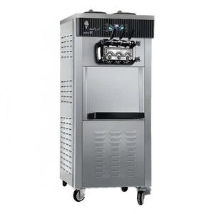 Machine à glaces professionnelle populaire pour l'été, 3 saveurs, deux réservoirs en acier inoxydable de 6 L, grande capacité, maintien au froid, pour les entreprises - Product Image 4