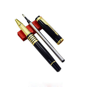 Nouveau style de stylo à encre gel en métal épais avec logo personnalisé - Product Image 1