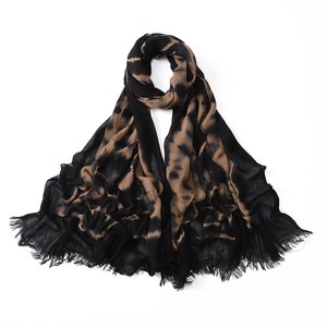 Solid Rayon Hijab Outfit For <b>Women</b> Elegant Boho Ethnic Breathable Head <b>Wrap</b> <b>Shawl</b> Muslim Lady Ramadan Border Modal Hijab <b>Shawls</b> - Product Image 2