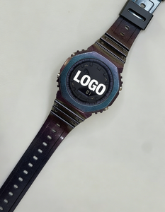 Black Plastic Sport Fashion Digital <b>Watch</b> Classic Simple Waterproof Quartz Movement - Product Image 3