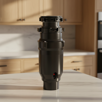 Triturador de Basura Eléctrico Javish con Motor de Corriente Continua, Desmenuzador de Residuos de Alimentos de Acero Inoxidable para Fregadero de Cocina, Multigrind