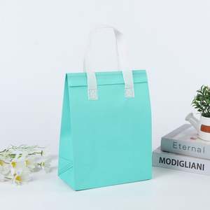 Sac d'emballage alimentaire thermique non tissé bleu marine à motif de dessin animé, adhésif, multi-spécifications, épaissi, laminé, imperméable - Product Image 2