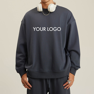 Manufacture Clothing OEM Service <b>White</b> Blank Pullover Custom Logo Crewneck <b>Sweatshirt</b> for <b>Men</b> - Product Image 3
