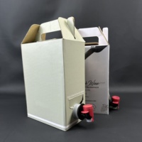 Sac en boîte de 1L à 220L pour café et vin, emballage plastique aseptique avec valve pour liquides et huile d'olive, conteneur à emporter