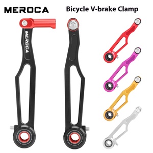 Meroca BMX Bicicleta Pinça De Freio De Bicicleta Dupla Finalidade Dobrável Liga De Alumínio V Freio com Braço Longo E Curto Inclui Almofadas - Product Image 5
