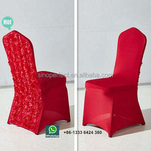 Wedding Dinner Decoration White Spandex Folding Chair Covers Banquet Event Chair Cover - Product Image 2