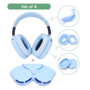Usine chinoise <span class=keywords><strong>prix</strong></span> de gros housse pour écouteurs Portable Silicone de protection complet pour <span class=keywords><strong>Airpods</strong></span> Max couverture - Product Image 2