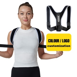 Qiangjin unisex một kích thước tư thế Corrector cho phụ nữ và nam giới trở lại ép tóc có thể điều chỉnh dây đai Brace hỗ trợ - Product Image 4