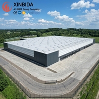 Bâtiment industriel écologique en métal pour entrepôt, destiné au stockage temporaire d'aliments surgelés aux États-Unis