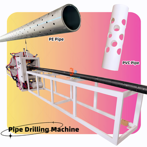 Tự động nhựa <span class=keywords><strong>PVC</strong></span> HDPE Ống khoan Máy Đục Lỗ máy - Product Image 1