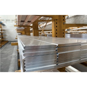 Barra piatta arrotondata alluminio estruso grezzo dimensioni 50x5mm E 150x15mm lunghezza 4000 mm realizzata CON Leger - Product Image 3