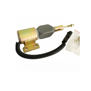 Vanne d'arrêt de carburant 12V, solénoïde de pompe à carburant CC 3932529 / 3930658 pour moteur Cummins 6B 6B5.9 6BT 6BT5.9 - Product Image 2