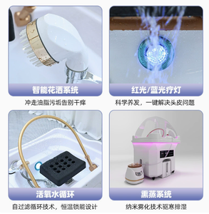 Equipo de Lavacabezas Portátil de Diseño Moderno Japonés para Spa Capilar con Función de Vaporización, Sin Necesidad de Tuberías - Product Image 5