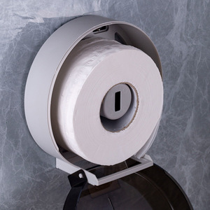 Large <b>roll</b> tissue <b>box</b> hotel hotel <b>roll</b> paper <b>box</b> toilet toilet paper towel holder wall-mounted large plate paper <b>box</b> - Product Image 3