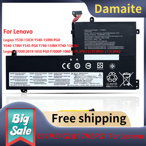 Damaite L17M3PG2 L17M3PG1 for Lenovo 11.34V 52.5Wh Laptop <b>Battery</b> Legion Y530-15ICH Y545-PG0 Y740-15IRH Y740-15ICHG Legion - Product Image 2