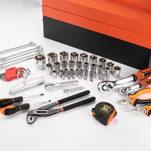 Hot Selling Car Repairing 85pcs Hand Socket Security Household Case Wrench Set Metal <b>Box</b> Kit 85-piece Metal <b>Tool</b> Sets - Product Image 4