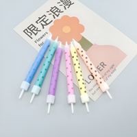 Bougies d'anniversaire de luxe écologiques en cire de paraffine non parfumées à motif pois pour la décoration intérieure, les fêtes, Pâques, Noël