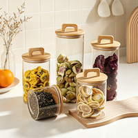 Emballage personnalisable avec logo, récipient de stockage pour la conservation de la fraîcheur des grains de café, bocal en verre avec joint d'étanchéité et couvercle