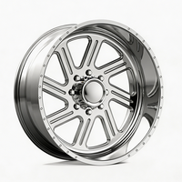 Rines Forjados Personalizados para Camioneta, Acabado Pulido, 20X14 28X14 30X16 26X12 22X12, con 8X170 6X139.7 para GMC Sierra 1500 Ford F250