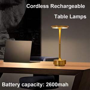 Lámpara de Barra Inalámbrica Recargable LED Nórdica, Lámpara de Mesa de Noche de Lujo Recargable con Batería para Restaurante, Venta al Por Mayor - Product Image 3