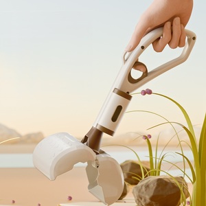 Recogedor de Excrementos de Perro Biodegradable, Reutilizable, Impermeable, para Interiores y Exteriores, Portátil, Ecológico, con Mango Largo y Bolsa para Excrementos Integrada - Product Image 3