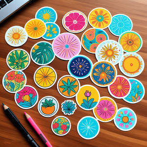 สติกเกอร์แบบกําหนดเอง Die Cut ของขวัญตกแต่งฉลากไวนิลสีสติกเกอร์กันน้ํา - Product Image 2