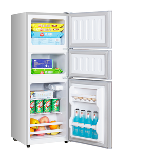 Réfrigérateurs de ménage à portes françaises de 108L trois portes BCD-108S le congélateur et le réfrigérateur d'appareils ménagers vers le bas - Product Image 1