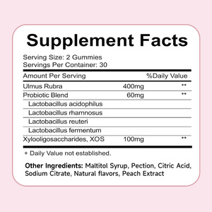 Gomitas Probióticas al por Mayor OEM para Bienestar Hormonal, Equilibrio Menstrual y Apoyo Intestinal para Mujeres, Marca Privada, Fábrica Certificada GMP - Product Image 3