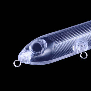 Esche da <span class=keywords><strong>Pesca</strong></span> Non Dipinte Crankbait Grezzi Pencil Fai-da-Te in ABS Esca Artificiale per Lucioperca <span class=keywords><strong>Trota</strong></span> Persico Topwater 10g <span class=keywords><strong>Pesca</strong></span> in Mare Barca Lago - Product Image 4