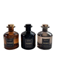 Diffuseur de roseaux en verre de 250 ml avec huile essentielle, parfum personnalisé, arôme longue durée, écologique, sans alcool et sans BPA, pour la maison/le bureau