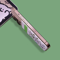 Porte-cartes magnétique en cuir compatible avec tous les appareils pour un rangement pratique des badges d'identification et des cartes d'accès