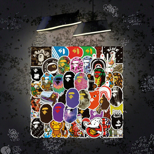 Custom Grappige Trendy Cartoon Gorilla Aap Gestanste Sticker Nieuw Ontwerp Pvc Vinyl Relatiegeschenken Minimum Bestelling 100 Stuks - Product Image 3