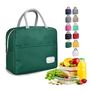 Custom Multi-Pocket Small Cooler Picnic Tote Thermal Insulated Bag Portable Waterproof Lunch Box Bags For Food