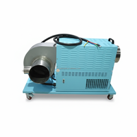 Chauffe-air industriel en acier inoxydable à circulation d'air contrôlé par PLC, moteur haute température, capacité de chauffage 10 kW, 380 V