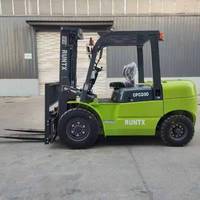 Runtx Marque 2500kg 3m-6m Triplex Mât Chariot Élévateur Solide Pneus Côté Shifter Moteur Diesel Prix Usine