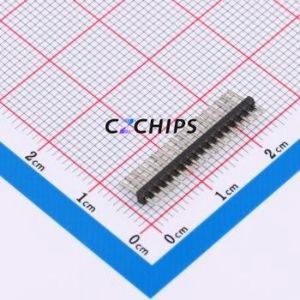 A127UP-ZD18P Pin Header Through hole Component (THT),P=1.27mm Connector 1x18P 1.27mm Pin Header Single Row - Product Image 1