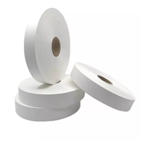 Rouleau d'étiquettes en taffetas de nylon blanc 30 mm * 200 m pour vêtements, ruban en taffetas