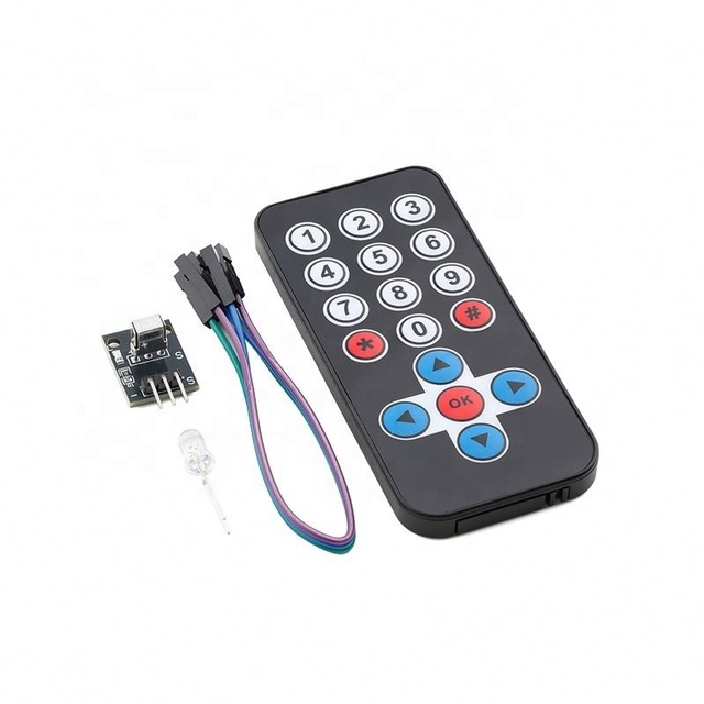 YE 1Set Infrared Remote Control Module Wireless IR Receiver Module DIY Kit HX1838 for Raspberry Pi