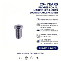 Lampes LED pour bateau en acier inoxydable 316 RGB 1W, bouchon de vidange, lumière sous-marine pour yacht marin, navire
