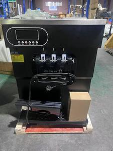 Sunmax thương mại 2 + 1 hương vị bảng Top chất lượng tốt thép không gỉ ba hương vị giá rẻ mềm phục vụ máy làm kem - Product Image 3
