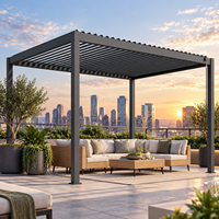 Pergola Bioclimatique Motorisée Moderne en Aluminium pour Projets de Terrasses et Espaces Extérieurs – Vente en Gros