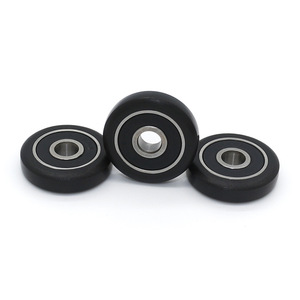 Roues à roulement à billes 626RS non à poulie fournies par le fabricant, revêtues de POM, pour rails de porte coulissante, 6*25*6mm - Product Image 1